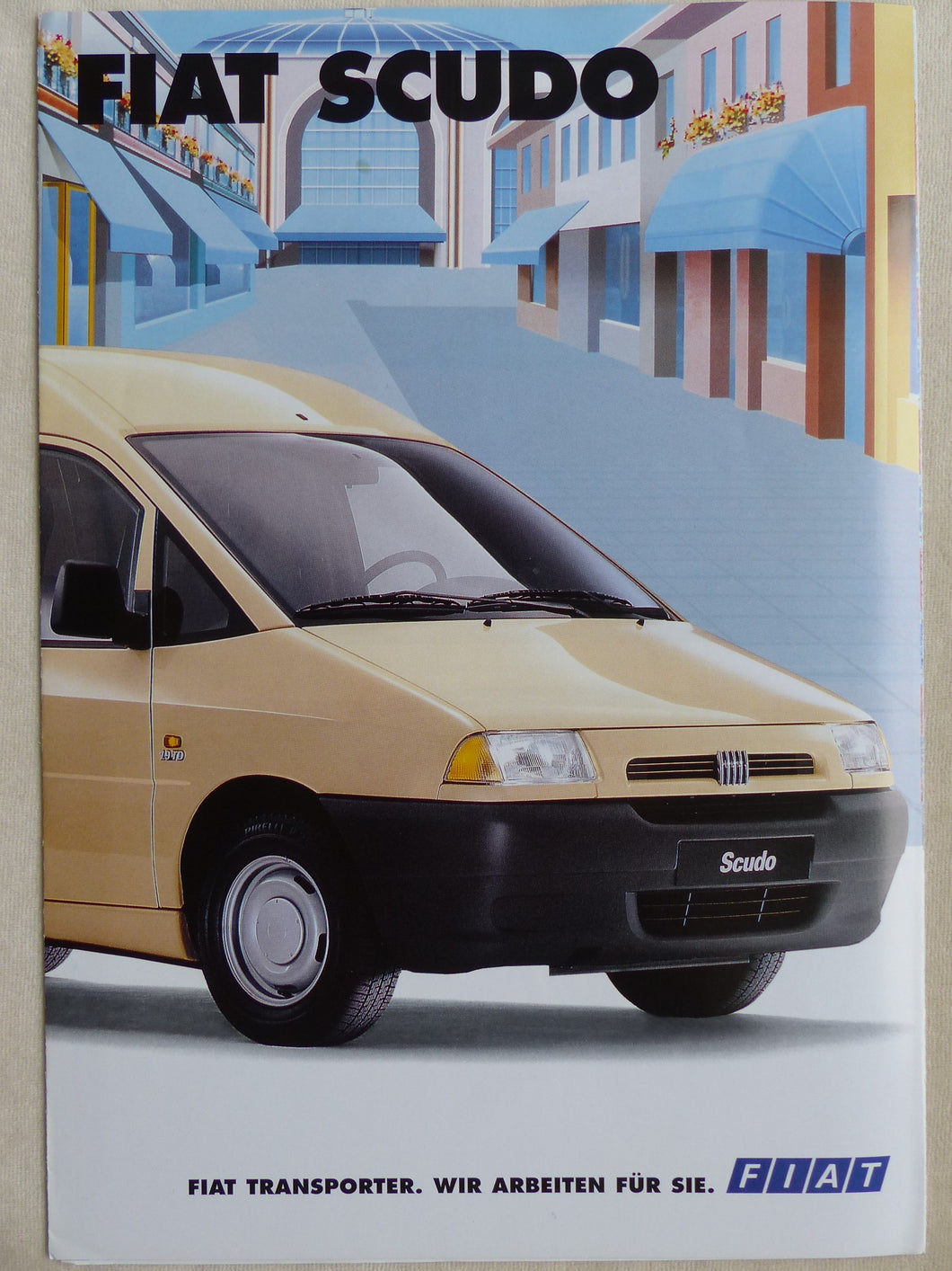 Fiat Scudo Kastenwagen Kombi 9-Sitzer MJ 1999 - Prospekt Brochure 08.1998