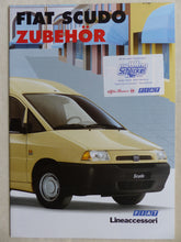 Lade das Bild in den Galerie-Viewer, Fiat Scudo Zubehör MJ 1996 - Prospekt Brochure 11.1995

