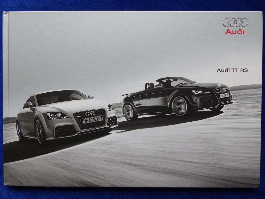 Audi TT RS quattro Coupe & Roadster - Hardcover Prospekt Brochure 03.2009