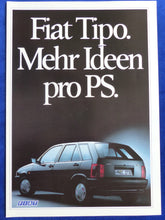 Lade das Bild in den Galerie-Viewer, Fiat Tipo 1600 i.e. MJ 1991 - Prospekt Brochure 06.1990
