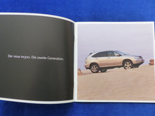 Lade das Bild in den Galerie-Viewer, Lexus RX 300 V6 - Prospekt Brochure 03.2003
