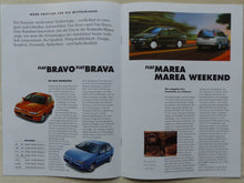 Lade das Bild in den Galerie-Viewer, Fiat Programm 1999 - Coupe Barchetta Punto Bravo Marea - Prospekt 11.1998

