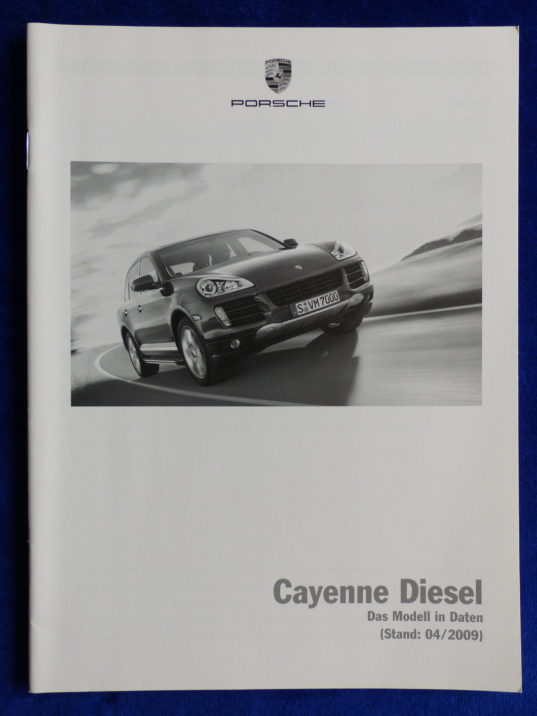 Porsche Cayenne Diesel - Preisliste MJ 2010 - Prospekt Brochure 04.2009