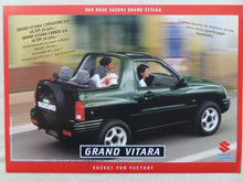 Lade das Bild in den Galerie-Viewer, Suzuki Grand Vitara Cabrio Limousine - Prospekt Brochure 01.1999
