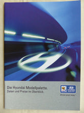 Lade das Bild in den Galerie-Viewer, Hyundai Programm - i10 i20 i30 Matrix Sonata Coupe - Prospekt Brochure 02.2009
