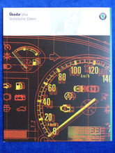 Lade das Bild in den Galerie-Viewer, Skoda Fabia Combi - Technische Daten MJ 2001 - Prospekt Brochure 10.2000
