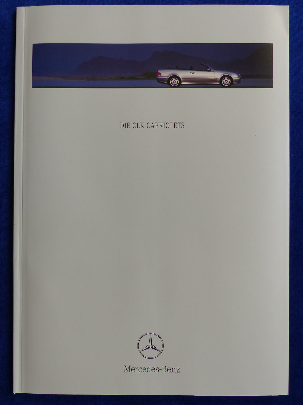 Mercedes-Benz CLK Cabrio Typ A208 MJ 2000 - Prospekt Brochure 07.1999