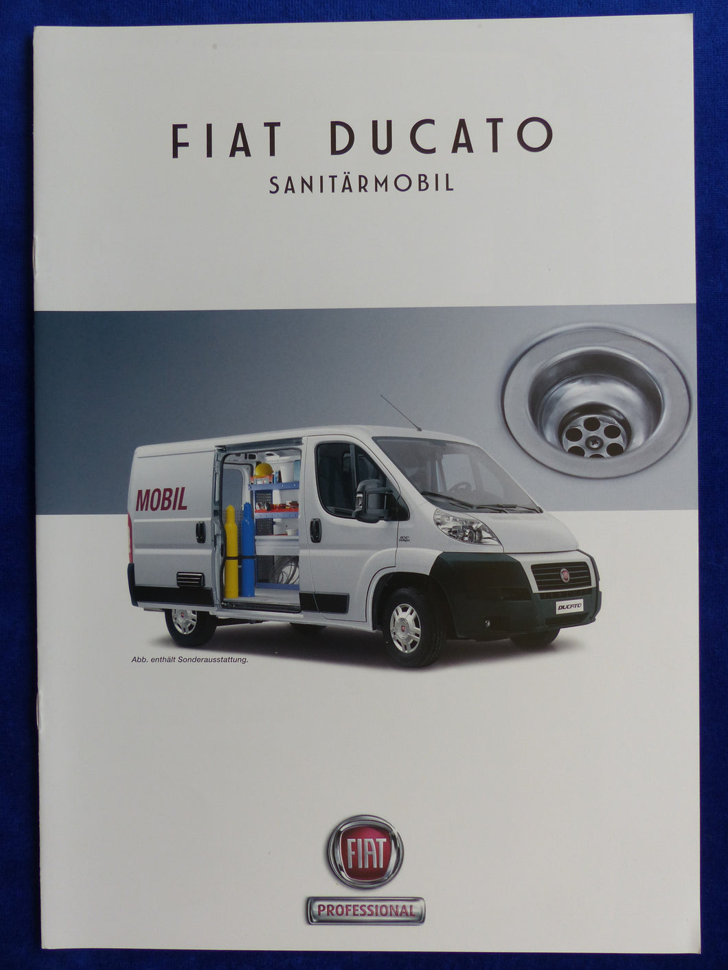 Fiat Ducato Sanitärmobil - Prospekt Brochure 2008