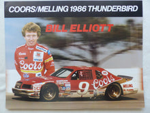 Lade das Bild in den Galerie-Viewer, Ford Thunderbird 1986 Bill Elliott NASCAR Coors / Melling - US-Prospekt 1986 USA
