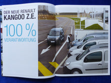 Lade das Bild in den Galerie-Viewer, Renault Kangoo Z.E. Elektroauto MJ 2014 - Prospekt Brochure + Preisliste 05.2013
