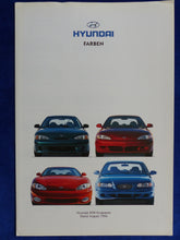 Lade das Bild in den Galerie-Viewer, Hyundai Accent Lantra Sonata Coupe - Farben MJ 1997 - Prospekt Brochure 08.1996

