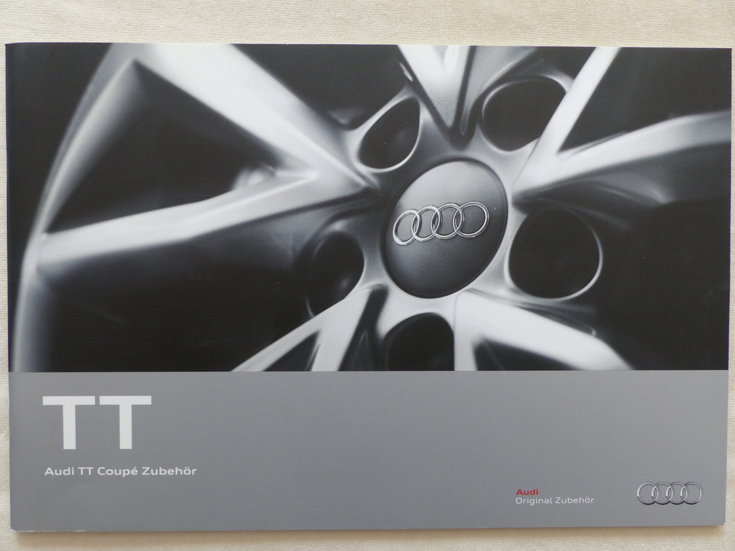 Audi TT Coupe - Zubehör MJ 2015 - Prospekt Brochure 10.2014