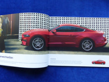 Lade das Bild in den Galerie-Viewer, Ford Mustang V8 GT Coupe Cabrio MJ 2018 - Prospekt Brochure + Preisliste 12.2017
