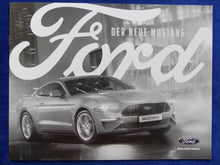 Lade das Bild in den Galerie-Viewer, Ford Mustang V8 GT Coupe Cabrio MJ 2018 - Prospekt Brochure + Preisliste 04.2018
