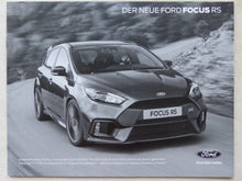 Lade das Bild in den Galerie-Viewer, Ford Focus RS MJ 2016 - Prospekt Brochure + Preisliste 08.2015
