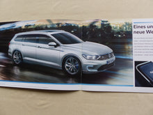 Lade das Bild in den Galerie-Viewer, VW Passat Variant GTE Hybrid 218 PS MJ 2016 - Prospekt Brochure 05.2015
