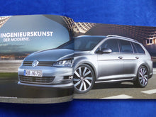 Lade das Bild in den Galerie-Viewer, VW Golf Variant MJ 2014 - Prospekt Brochure + Preisliste 12.2013
