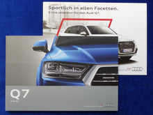 Lade das Bild in den Galerie-Viewer, Audi Q7 TFSI TDI quattro S line selection MJ 2016 - Prospekt Brochure 10.2015
