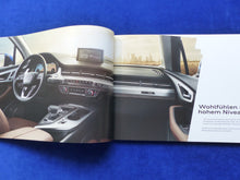 Lade das Bild in den Galerie-Viewer, Audi Q7 TFSI TDI quattro S line selection MJ 2016 - Prospekt Brochure 10.2015
