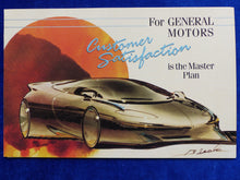 Lade das Bild in den Galerie-Viewer, General Motors Customer Satisfaction Master Plan - US-Prospekt Brochure 1991 USA
