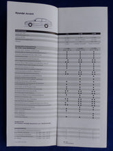 Lade das Bild in den Galerie-Viewer, Hyundai PKW Modellprogramm - Preisliste MJ 2002 - Prospekt Brochure 09.2001
