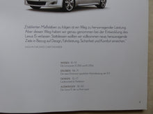 Lade das Bild in den Galerie-Viewer, Lexus IS 250 220d IS F MJ 2009 - Prospekt Brochure + Preisliste 10.2008
