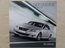 Lade das Bild in den Galerie-Viewer, Lexus IS 250 220d IS F MJ 2009 - Prospekt Brochure + Preisliste 10.2008
