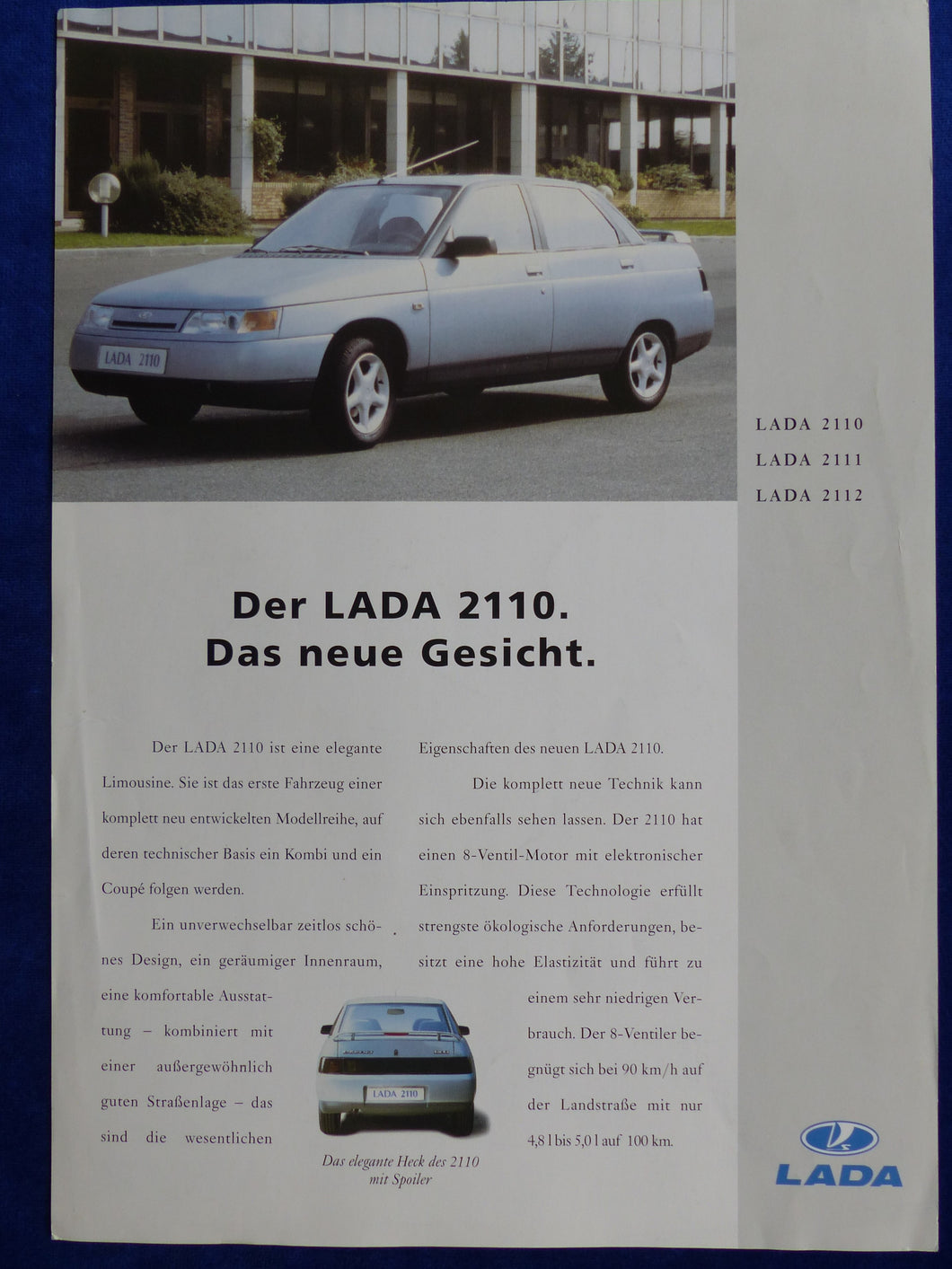 Lada 2110 2111 2112 - Prospekt Brochure 04.1996