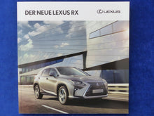 Lade das Bild in den Galerie-Viewer, Lexus RX 200t 450h MJ 2016 - Prospekt Brochure 11.2015
