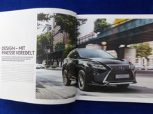 Lade das Bild in den Galerie-Viewer, Lexus RX 200t 450h MJ 2016 - Prospekt Brochure 11.2015
