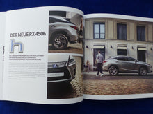 Lade das Bild in den Galerie-Viewer, Lexus RX 200t 450h MJ 2016 - Prospekt Brochure 11.2015

