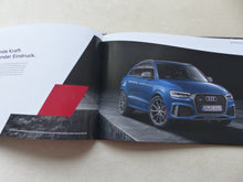 Lade das Bild in den Galerie-Viewer, Audi RS Q3 Performance quattro MJ 2017 - Hardcover Prospekt Brochure 04.2016
