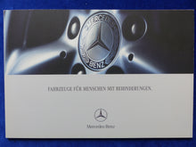 Lade das Bild in den Galerie-Viewer, Mercedes Fahrzeuge für Behinderte - CLK Vito MJ 2002 - Prospekt Brochure 10.2001
