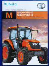Lade das Bild in den Galerie-Viewer, Kubota M-Serie M 6040 7040 9540 - Prospekt Brochure 08.2011 Türkei

