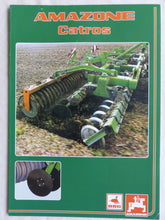 Lade das Bild in den Galerie-Viewer, Amazone Scheibenegge Catros 6000 - Prospekt Brochure 11.2001
