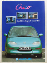 Lade das Bild in den Galerie-Viewer, VW Chico - Studie Hybrid-Antrieb E-Motor - Prospekt Brochure 1991
