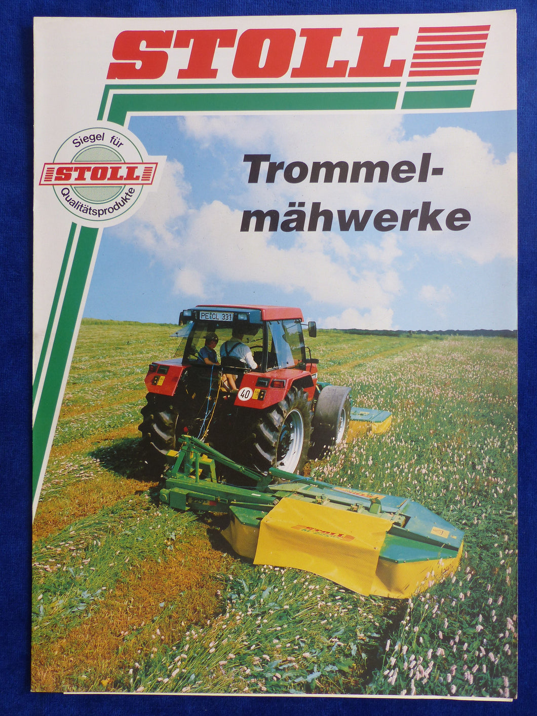 STOLL Trommel-Mähwerke M 275 TC - Prospekt Brochure 10.1995