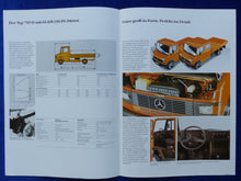Lade das Bild in den Galerie-Viewer, Mercedes-Benz LKW Kipper 709 D - Prospekt Brochure 03.1991
