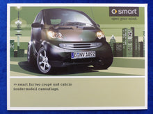 Lade das Bild in den Galerie-Viewer, Smart fortwo coupe cabrio camouflage Sondermodell - Prospekt Brochure 2006
