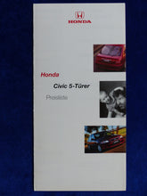 Lade das Bild in den Galerie-Viewer, Honda Civic 5-Türer - Preisliste MJ 2001 - Prospekt Brochure 08.2000
