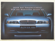 Lade das Bild in den Galerie-Viewer, Rover 600 618 620 Classic Limited Edition MJ 1998 - Prospekt Brochure 10.1997
