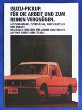 Lade das Bild in den Galerie-Viewer, Isuzu Pickup MJ 1986 - Prospekt Brochure 09.1985
