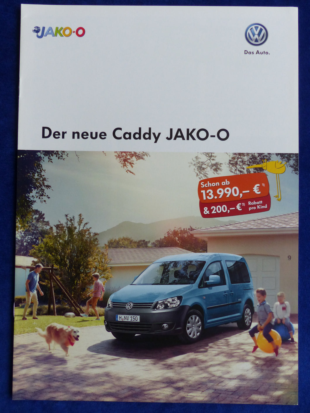 VW Caddy JAKO-O Sondermodell - Prospekt Brochure 03.2013