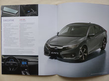 Lade das Bild in den Galerie-Viewer, Honda Civic Limousine Executive MJ 2018 - Prospekt Brochure + Preisliste 01.2018
