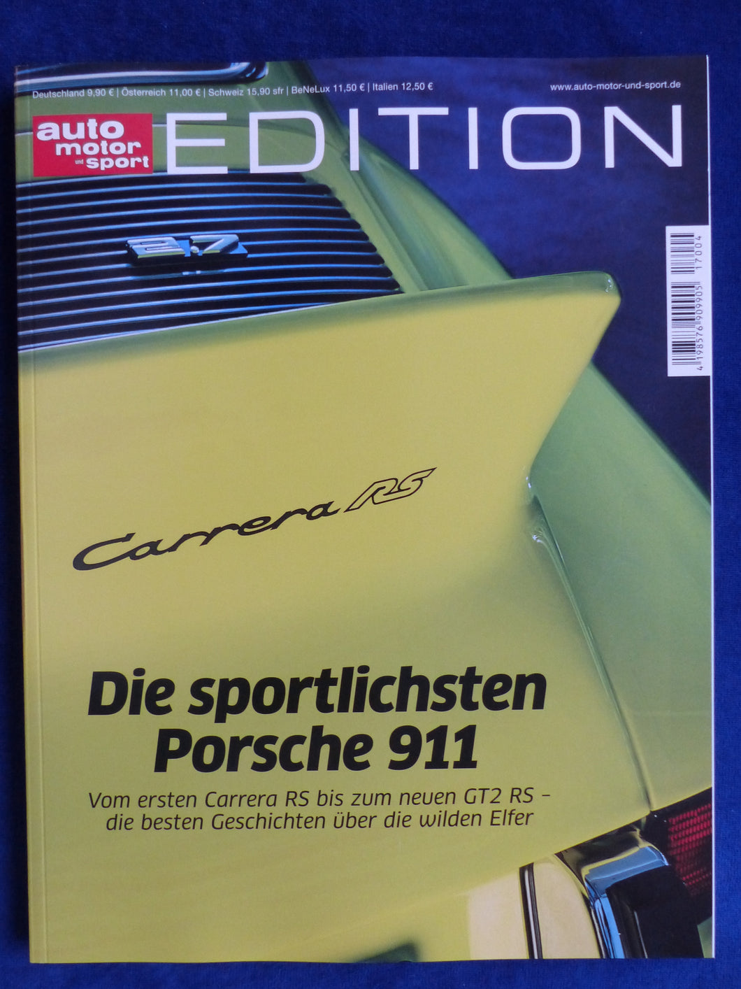 Auto Motor Sport Edition Die sportlichsten Porsche 911 GT3 RS GT2 Carrera 959