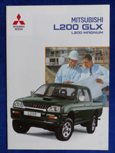Lade das Bild in den Galerie-Viewer, Mitsubishi L200 GLX Magnum Pick-up MJ 2001 - Prospekt Brochure 09.2000
