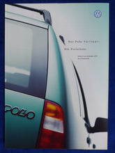 Lade das Bild in den Galerie-Viewer, VW Polo Variant Colour Concept - Preisliste MJ 1999 - Prospekt Brochure 06.1999
