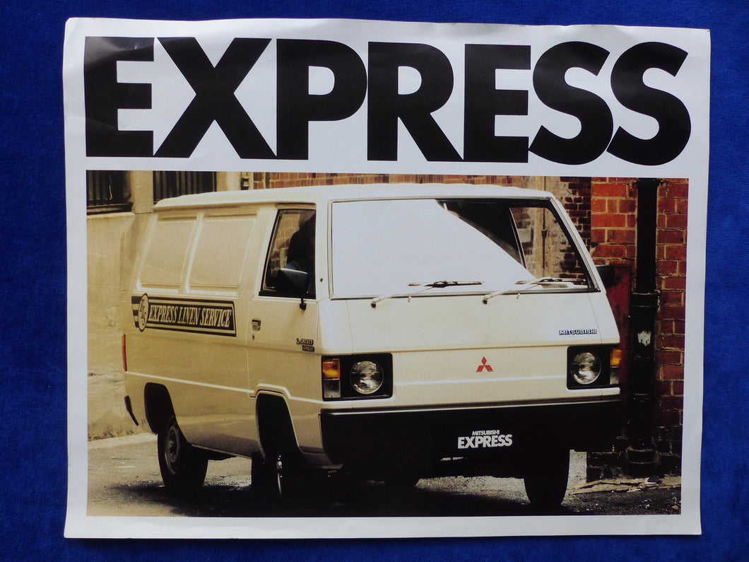 Mitsubishi Express MJ 1983 - Prospekt Brochure 08.1982 Australien englisch