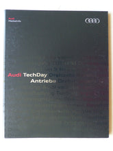 Lade das Bild in den Galerie-Viewer, Audi TechDay Antriebe quattro - Hardcover Pressemappe + CD-Rom Press-Kit 05.2010
