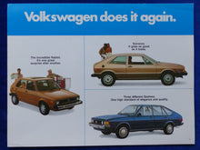 Lade das Bild in den Galerie-Viewer, VW 1978 Rabbit Dasher Scirocco Beetle Bus T2 Camper - US-Prospekt Brochure USA
